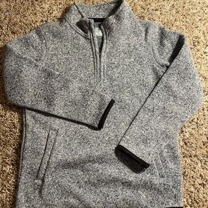 Class Club Kids Heathered Gray Pullover Sweater